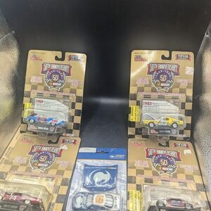 NASCAR 50th Anniversary Die-Cast Collectible Car - Blue & White